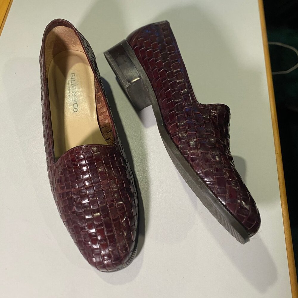 GH Bass Woven Loafers